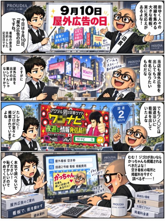 いつかは屋外広告でかっちゃんを広めるぞ!
