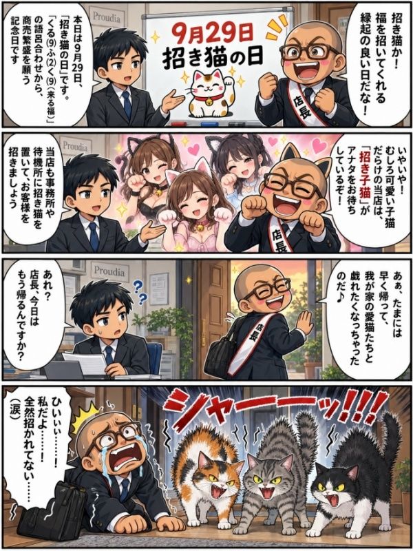 招き猫の日♪