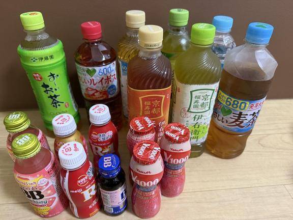 こんなに飲み物もたくさん🎶