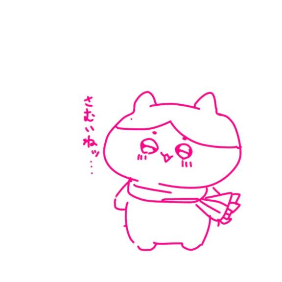 寒すぎてさッ、止まんないよねッ！鼻水ッ！