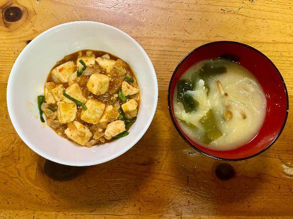 麻婆豆腐作りました?