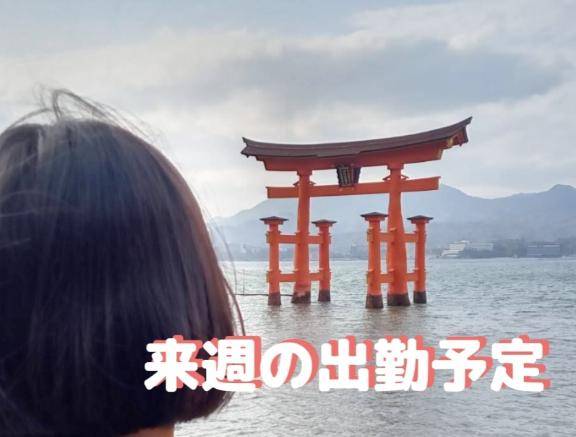 …?来週の出勤予定?…
