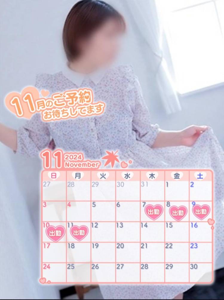 ?? 11月の出勤予定 ??