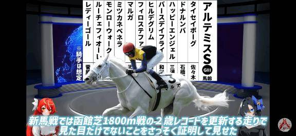 菊花賞よりアルテミス2歳戦（笑）