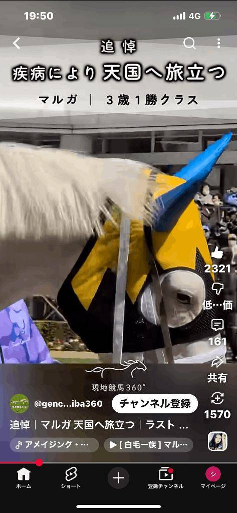 震える……馬【?】の人（爆笑）