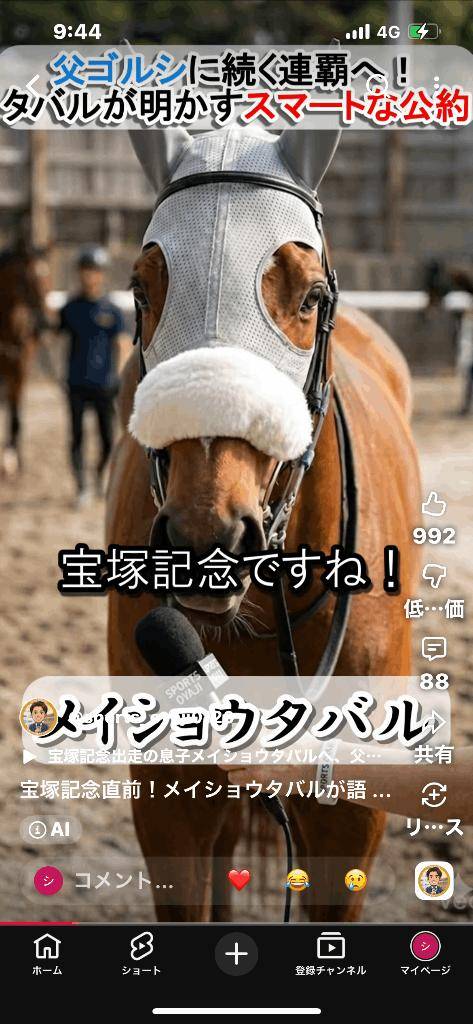 喘息喉鳴りと言えばハーツクライ……