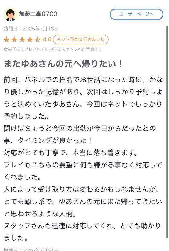 【お礼写メ日記】