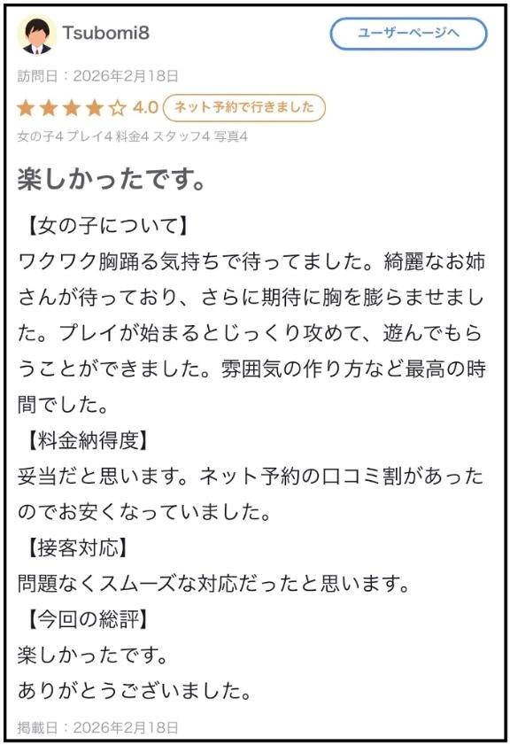 【お礼写メ日記】