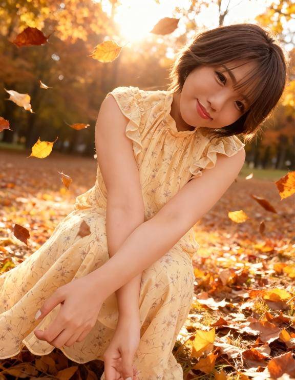 家族でお花畑。