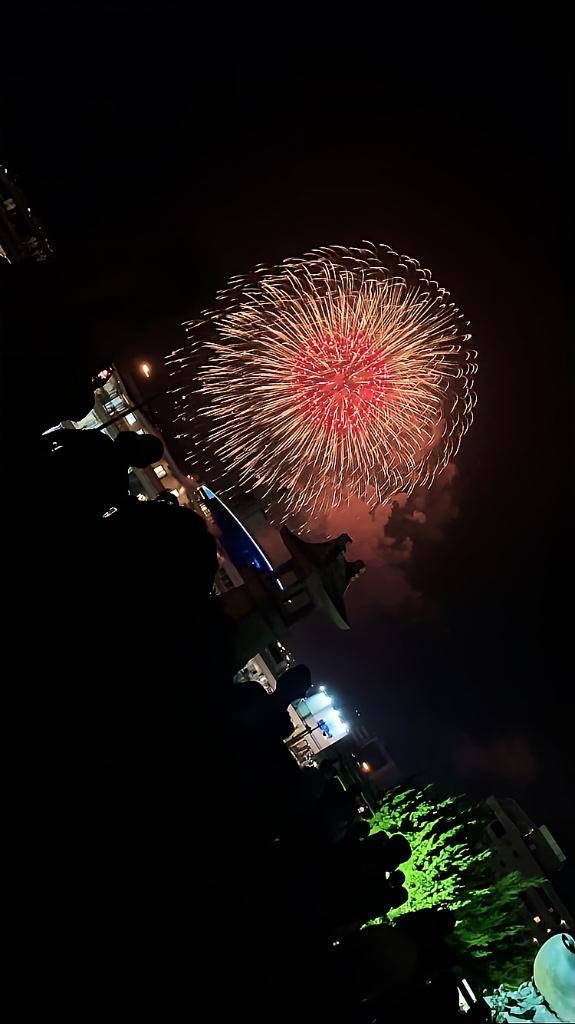 関門海峡花火大会行ってきた。