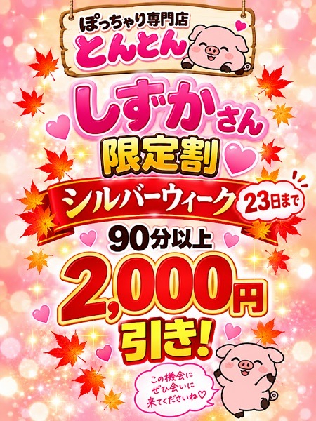 しずか【ドMでドエロなお姉さま】(激安~ポッチャリ巨乳専門店~とんとん)