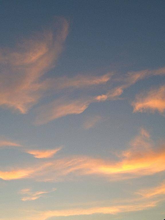 夕焼け…