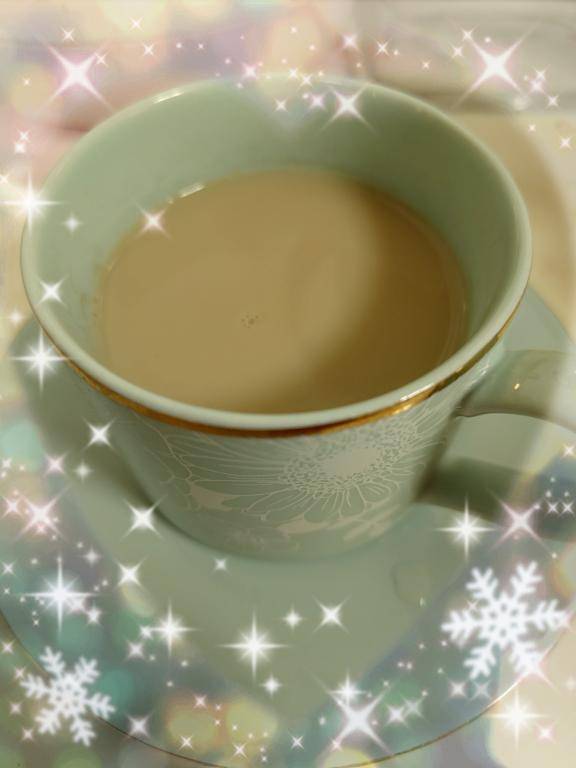 朝のひと息、ゆったり時間?