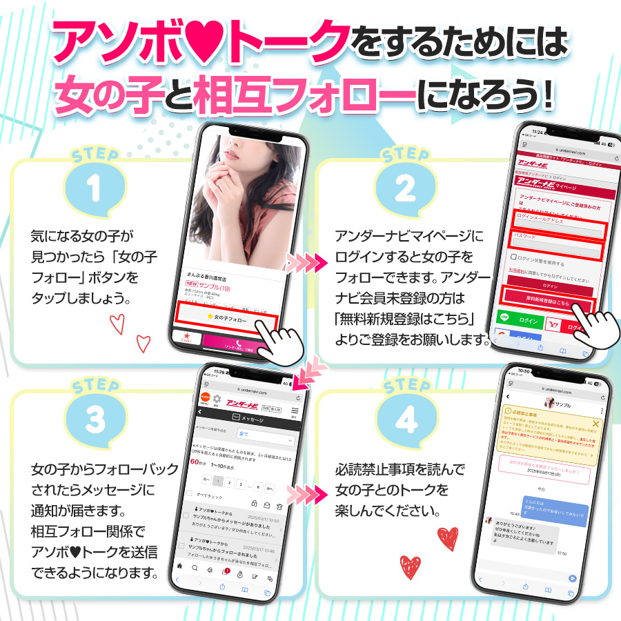 アソボ♥トークの始め方