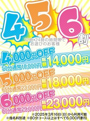 （ハピネス＆ドリーム　松山道後温泉）ハピドリ4.5.6割