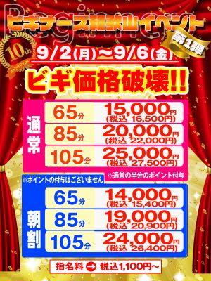 （ビギナーズ和歌山）10周年イベント★第1弾★