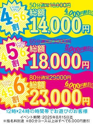 （ハピネス＆ドリーム　松山道後温泉）ハピドリ4.5.6割