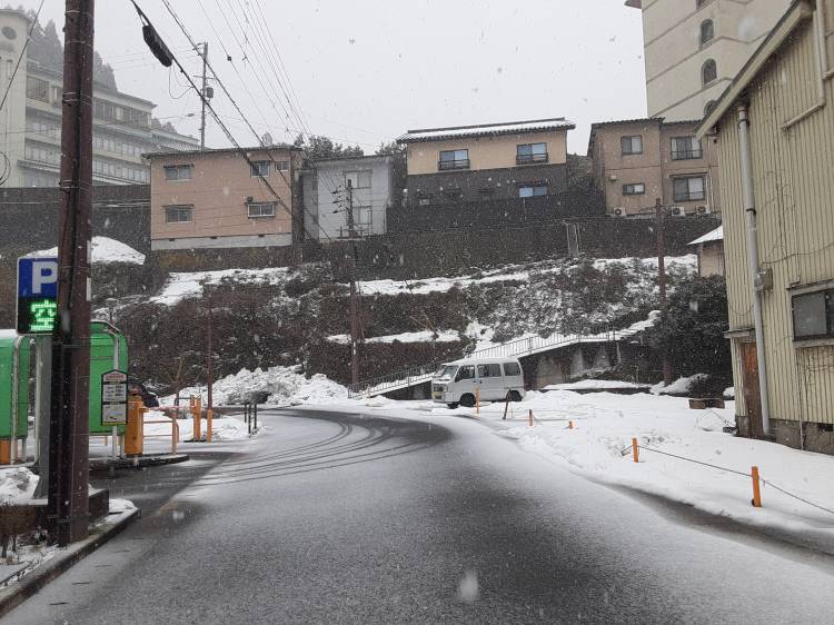 湯村温泉に上陸した☆まなみ☆