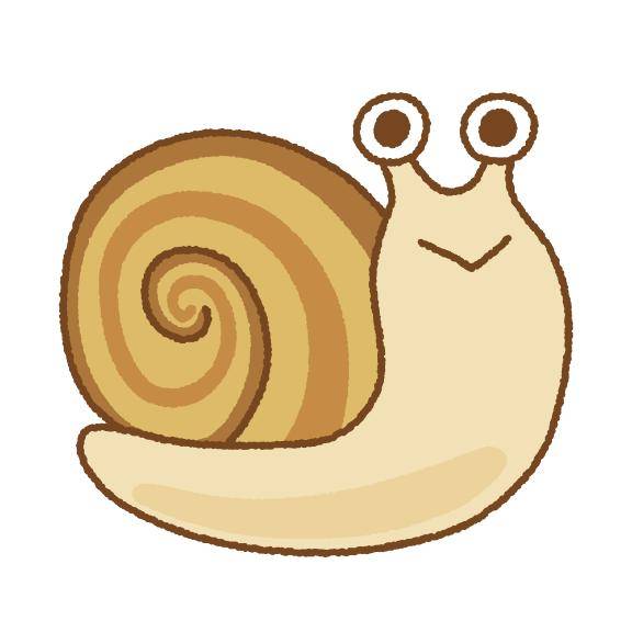 引きこもりカタツムリ?
