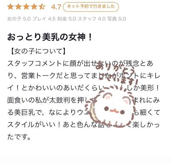 【お礼写メ日記】