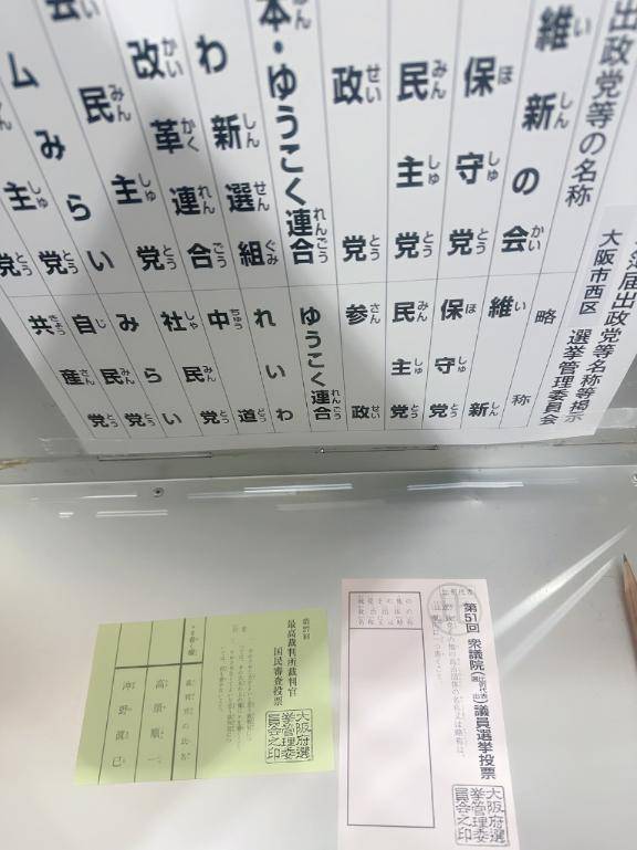 選挙行ってきました