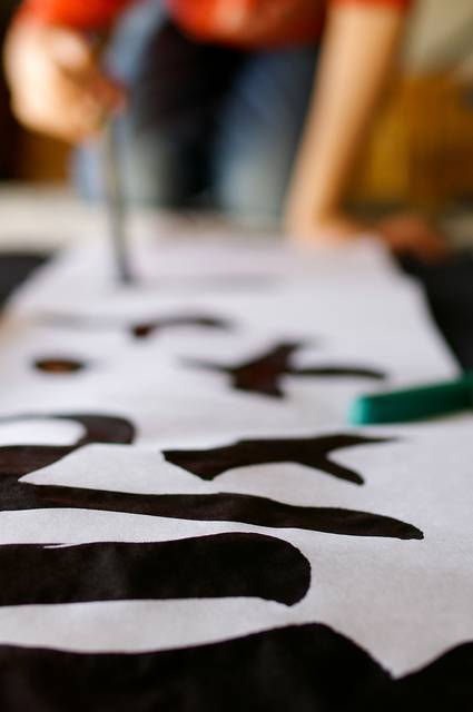 朝に思ふ…?心のままに初硯」