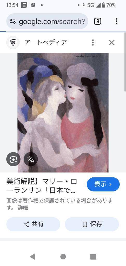 大好き射通しい愛しの絵画。マリーローランサン⛵︎💫