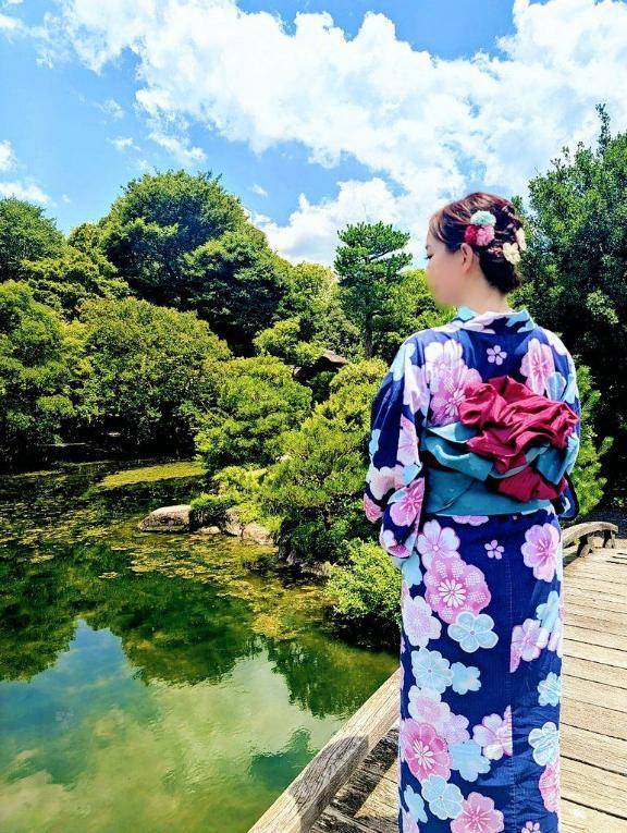 夏の深緑🌲と青空☀️