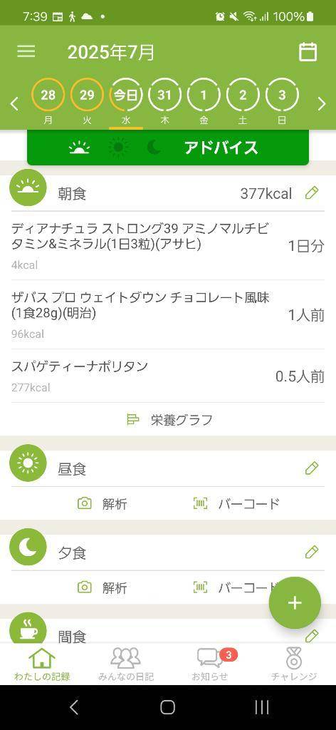 昨日のチーズオムナポ…