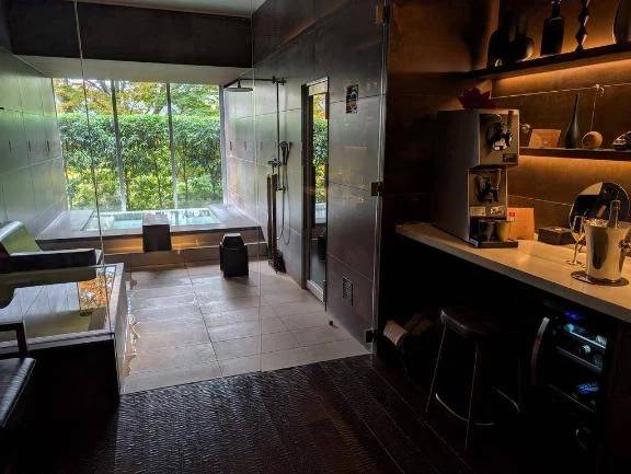 今朝のプライベートサウナ