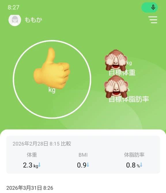 🍀今月は無事に👍️