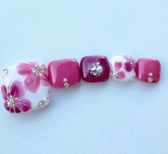 🍀フットネイル&ケアまで終わって💅