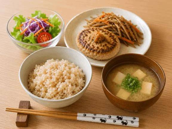 最近ハマってるご飯は豆腐ハンバーグ＆豆腐ナゲットです✨️