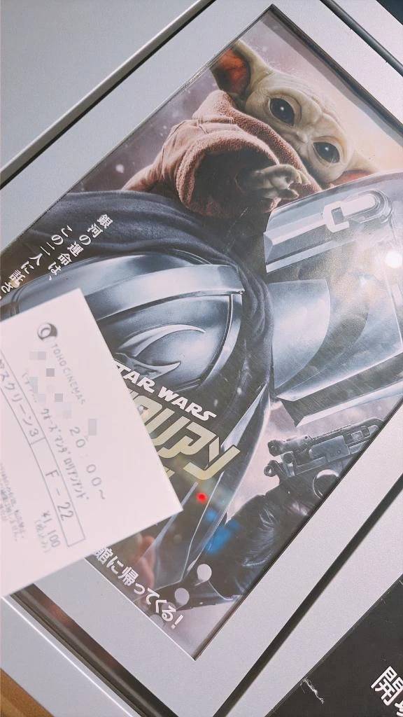 スターウォーズ子連れ狼でした🤣