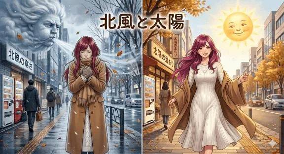 🌬️北風と太陽🌄