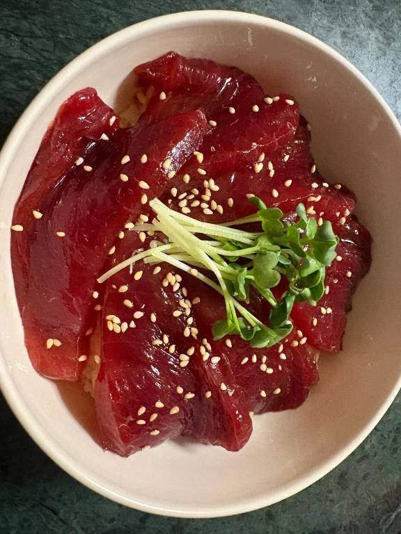 昨日のマグロ丼❤️