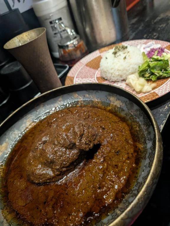 昨夜のマトンレッグカレー🐏