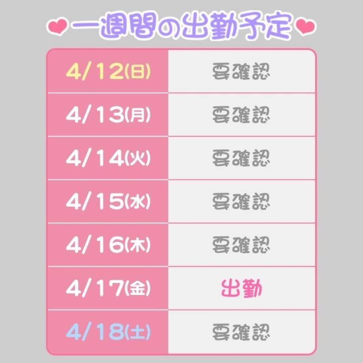 今週は