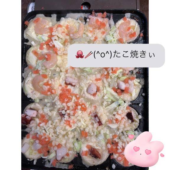 ?たこ焼きパーティーでほっこり幸せな休日??明日はお兄さんと一緒に楽しみたいな…??