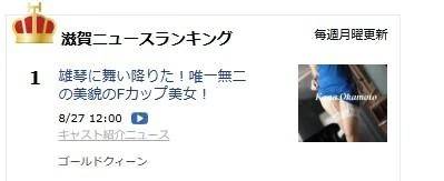 滋賀ニュースランキング1位🏅💫