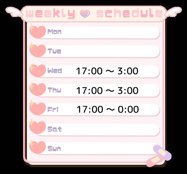 今週の会える日🌸