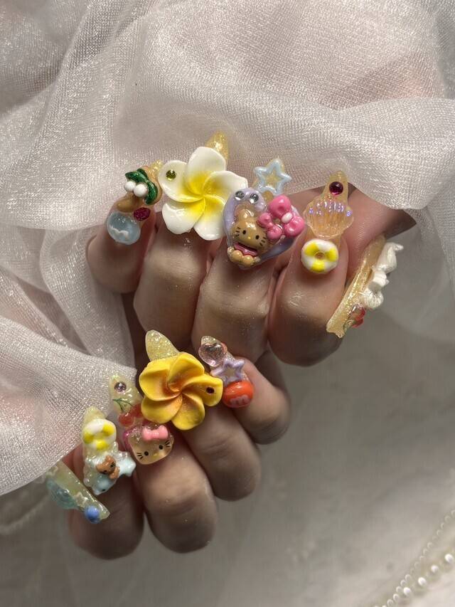 夏ネイル🫧🌊🫧🏖🫧🌴𝓝𝓪𝓽𝓼𝓾𝓴𝓸🌴🫧🏖🫧🌊🫧