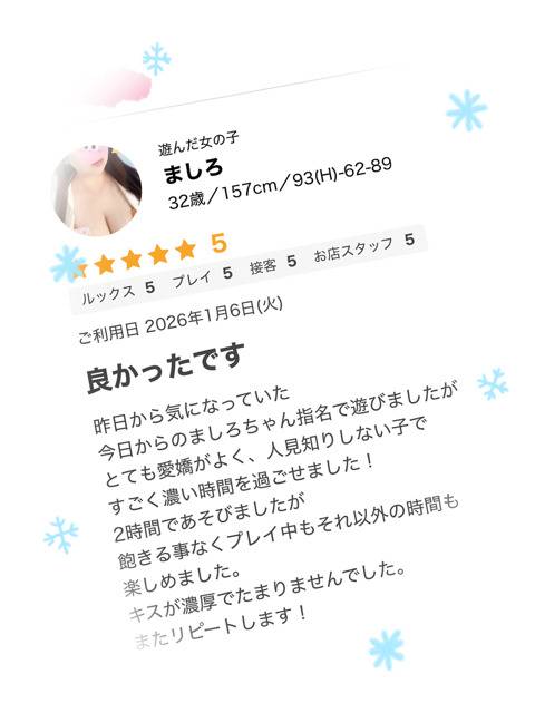 口コミありがとうございます❤️