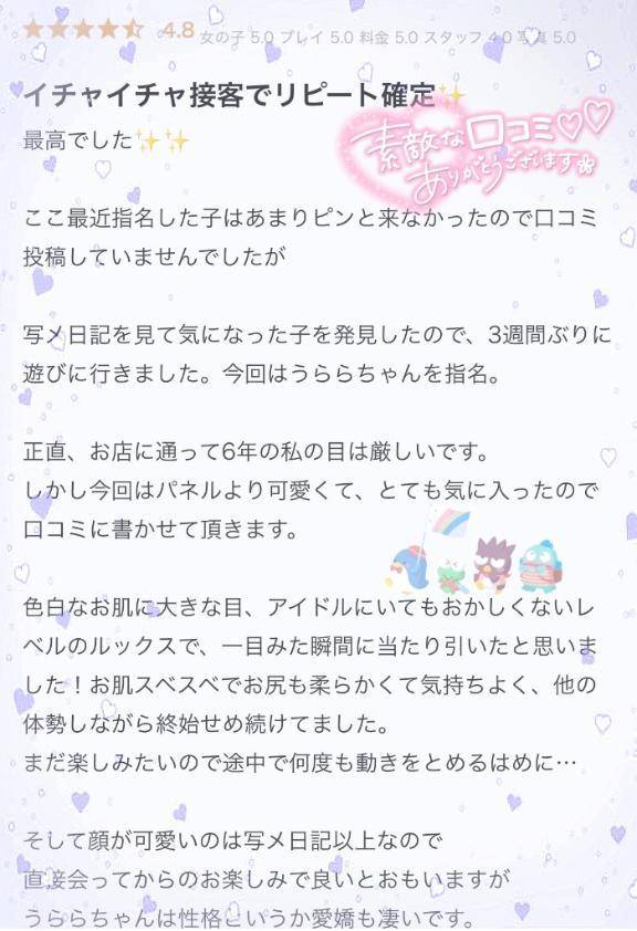 口コミお礼日記💌