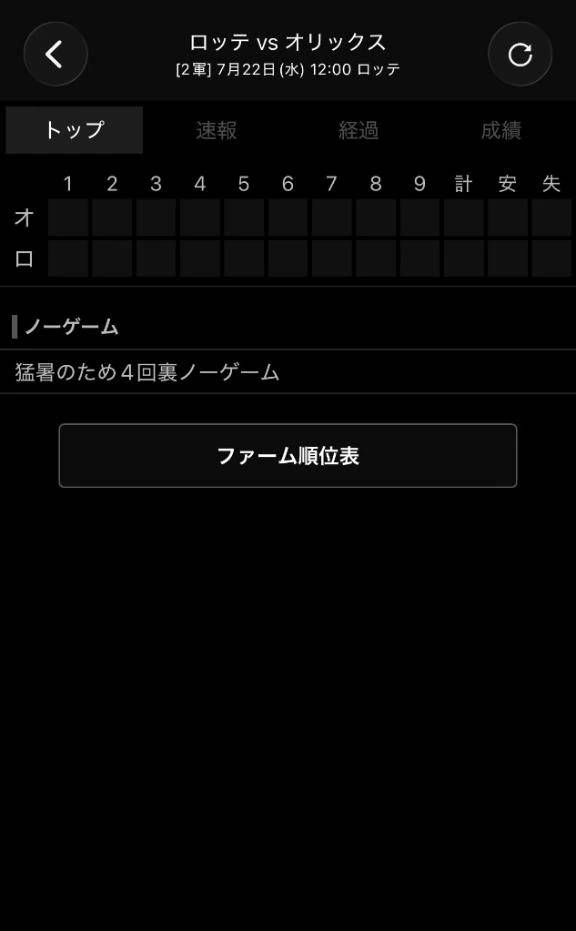 猛暑ノーゲーム