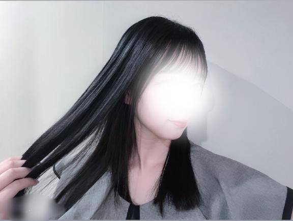 サラサラ黒髪だよ🖤⋆͛*͛