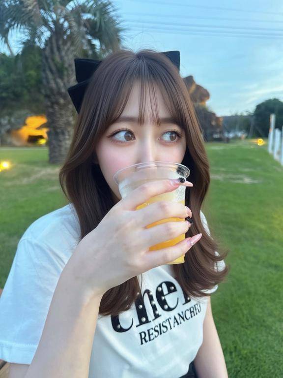 夏は外で生でしょ💗