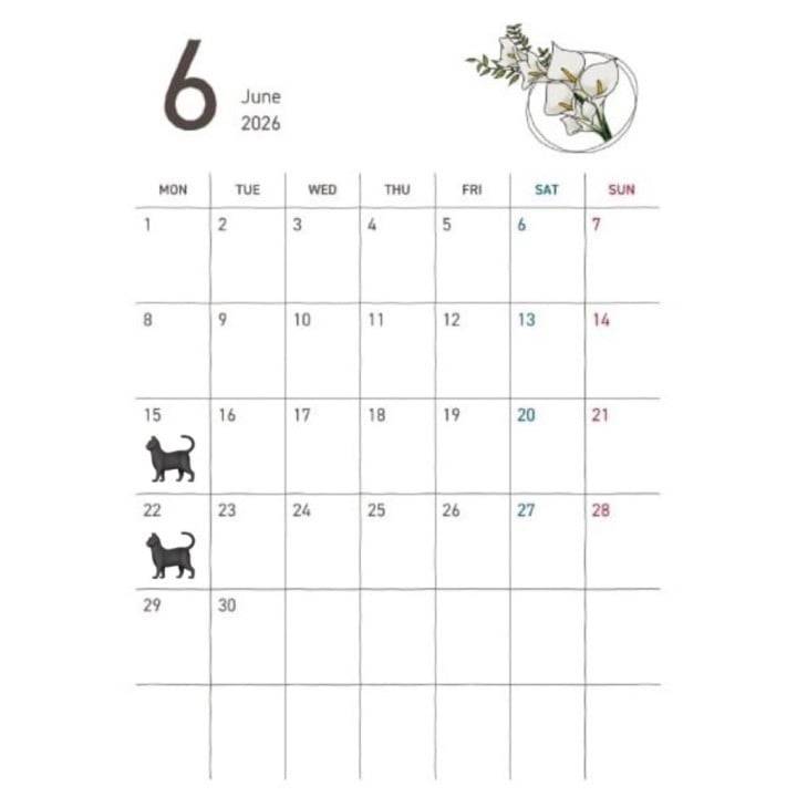 6月シフト🐈‍⬛
