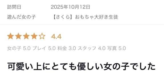 口コミありがとう🌸