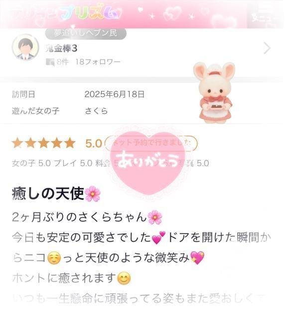 【お礼写メ日記】